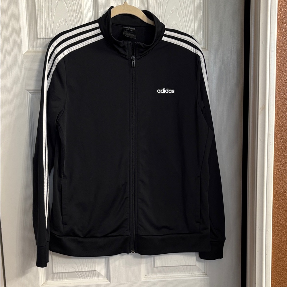 adidas Kids Black and White Jacket